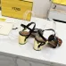 3Fendi shoes for Fendi High-heeled shoes for women #A49596