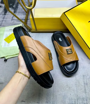 Fendi shoes for Fendi Slippers for men #A50779