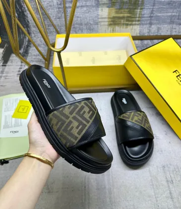 Fendi shoes for Fendi Slippers for men #A50785