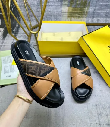 Fendi shoes for Fendi Slippers for men #A50789