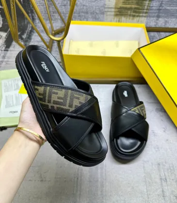 Fendi shoes for Fendi Slippers for men #A50790