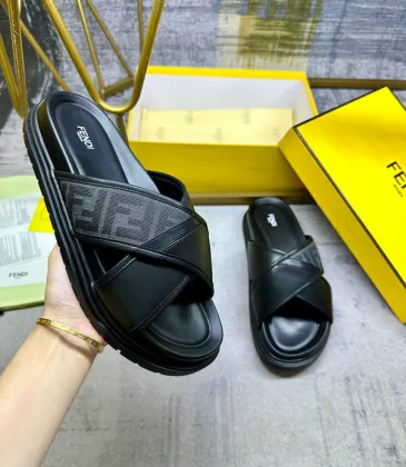 Fendi shoes for Fendi Slippers for men #A50791