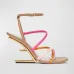 3Fendi Women's Purple First Leather Sandal #999937087