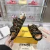 5Fendi shoes for women Mauve black FF jacquard velvet slides #A49022