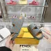 4Fendi shoes for women Mauve blue FF jacquard velvet slides #A49021