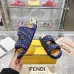4Fendi shoes for women Mauve purple FF jacquard velvet slides #A49023
