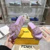 3Fendi shoes women FF denim flatform slides #A49024