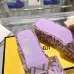 4Fendi shoes women FF denim flatform slides #A49024