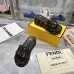 5Fendi shoes women FF denim flatform slides Black #A49025