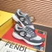 3Fendi shoes for Men's Fendi Low-Top Sneakers Grey #A52994