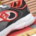 3Fendi shoes for Men's Fendi New Domino Sneakers Grey/Red #A52995