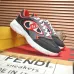 1Fendi shoes for Men's Fendi New Domino Sneakers Grey/Red #A52995