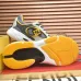 3Fendi shoes for Men's Fendi New Domino Sneakers Grey/Yellow #A52996