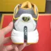 4Fendi shoes for Men's Fendi New Domino Sneakers Grey/Yellow #A52996