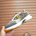 8Fendi shoes for Men's Fendi New Domino Sneakers Grey/Yellow #A52996