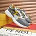 1Fendi shoes for Men's Fendi New Domino Sneakers Grey/Yellow #A52996