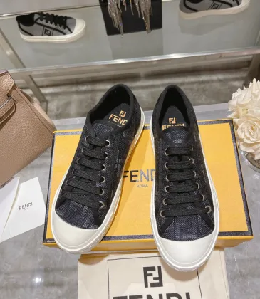 Fendi shoes for Women's Fendi Domino Sneakers Black #A49012