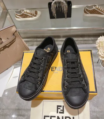 Fendi shoes for Women's Fendi Domino Sneakers Black #A49015