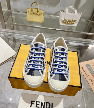 Fendi shoes for Women's Fendi Domino Sneakers Blue #A49017