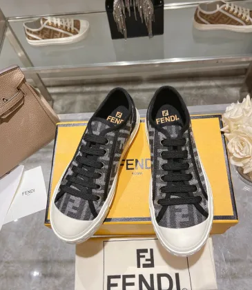 Fendi shoes for Women's Fendi Domino Sneakers Grey #A49013