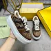 9Fendi shoes for Women's Fendi Sneakers White/Blue/Orange #A49600