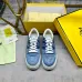 11Fendi shoes for Women's Fendi Sneakers White/Blue/Orange #A49600