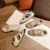132022 chip version GUCCI small dirty shoes women's leather retro shoes color-blocking old flowers do old dirty shoes casual shoes #999924019