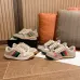 162022 chip version GUCCI small dirty shoes women's leather retro shoes color-blocking old flowers do old dirty shoes casual shoes #999924019