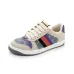 52022 chip version GUCCI small dirty shoes women's leather retro shoes color-blocking old flowers do old dirty shoes casual shoes #999924019