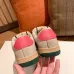 112022 chip version GUCCI small dirty shoes women's leather retro shoes color-blocking old flowers do old dirty shoes casual shoes #999924019