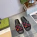 1Gucci Monogram Jumbo GG Platform Slide Wedge Sandals #A48981