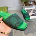 3Gucci Monogram Jumbo GG Platform Slide Wedge Sandals #A48984