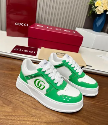 Gucci Unisex Shoes GG embossed sneaker Green #A48993