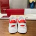 4Gucci Unisex Shoes GG embossed sneaker Red #A48995