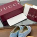 14Gucci Shoes for Women Gucci Flats Horsebit GG Canvas espadrilles in burgundy #A49568