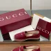 7Gucci Shoes for Women Gucci Flats Horsebit GG Canvas espadrilles in burgundy #A49568