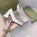 13Gucci 2022 Sandals summer new chain sandals square toe retro chunky heel single shoes one word buckle Mary Jane women's shoes #999924918