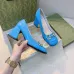 18Gucci 2022 Sandals summer new chain sandals square toe retro chunky heel single shoes one word buckle Mary Jane women's shoes #999924918