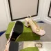 23Gucci 2022 Sandals summer new chain sandals square toe retro chunky heel single shoes one word buckle Mary Jane women's shoes #999924918