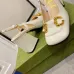 24Gucci 2022 Sandals summer new chain sandals square toe retro chunky heel single shoes one word buckle Mary Jane women's shoes #999924918