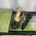 10Gucci 2022 Sandals summer new chain sandals square toe retro chunky heel single shoes one word buckle Mary Jane women's shoes #999924918