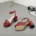 18Gucci Shoes for Women Gucci Sandals Leather high heel sandals Heel height 8cm #99903669