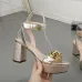 23Gucci Shoes for Women Gucci Sandals Leather high heel sandals Heel height 8cm #99903669