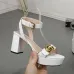 4Gucci Shoes for Women Gucci Sandals Leather high heel sandals Heel height 8cm #99903669