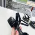 3Gucci Shoes for Women Patent Leather Ankle Strap Flat Sandals Black #A48750