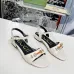 1Gucci Shoes for Women Patent Leather Ankle Strap Flat Sandals White #A48751