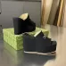 4Gucci Shoes for Women wedge sandal with Horsebit Black #A48887