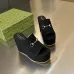 1Gucci Shoes for Women wedge sandal with Horsebit Black #A48887