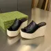 4Gucci Shoes for Women wedge sandal with Horsebit Black #A48891