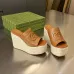 1Gucci Shoes for Women wedge sandal with Horsebit Brown #A48892